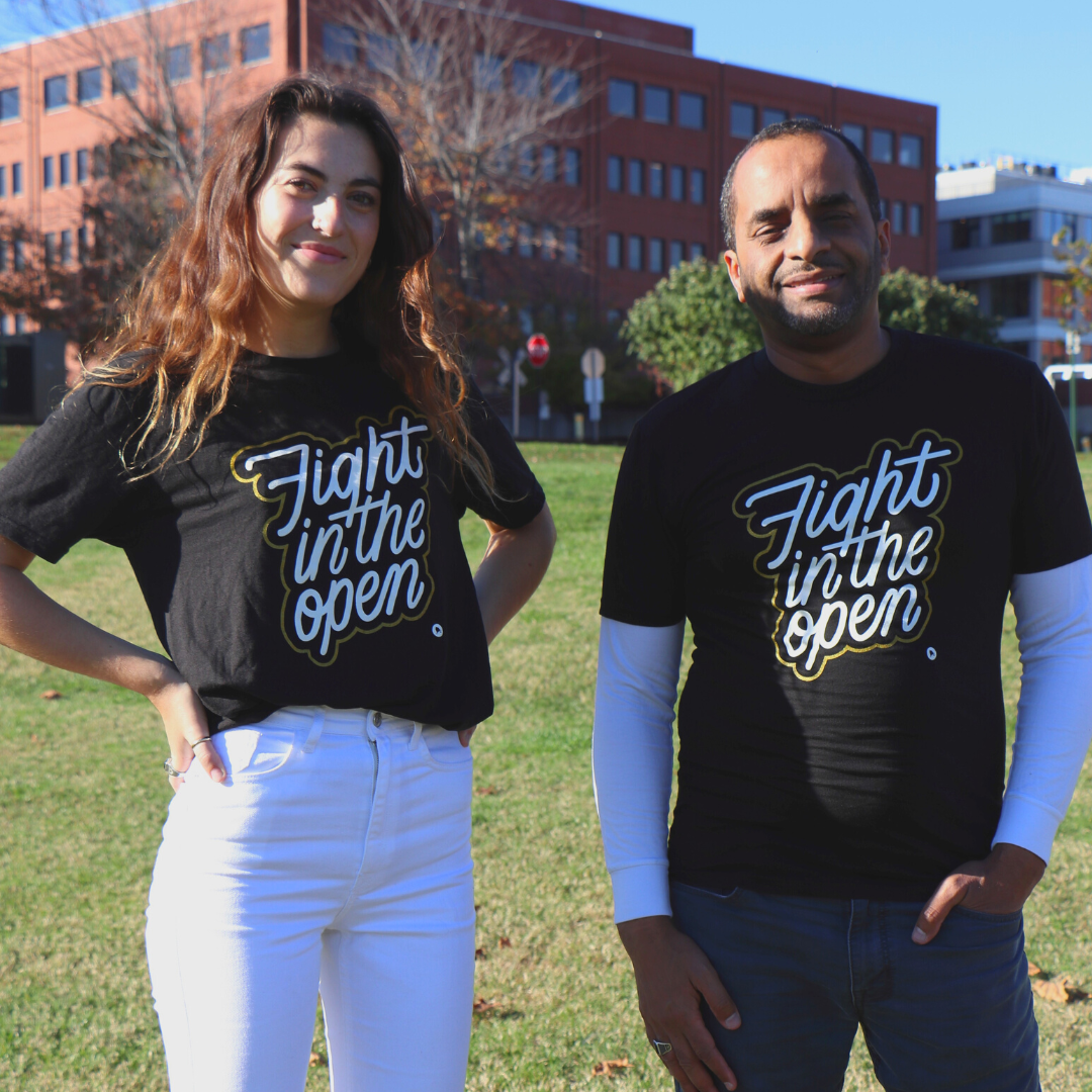 Metallic Fight in the Open Tee
