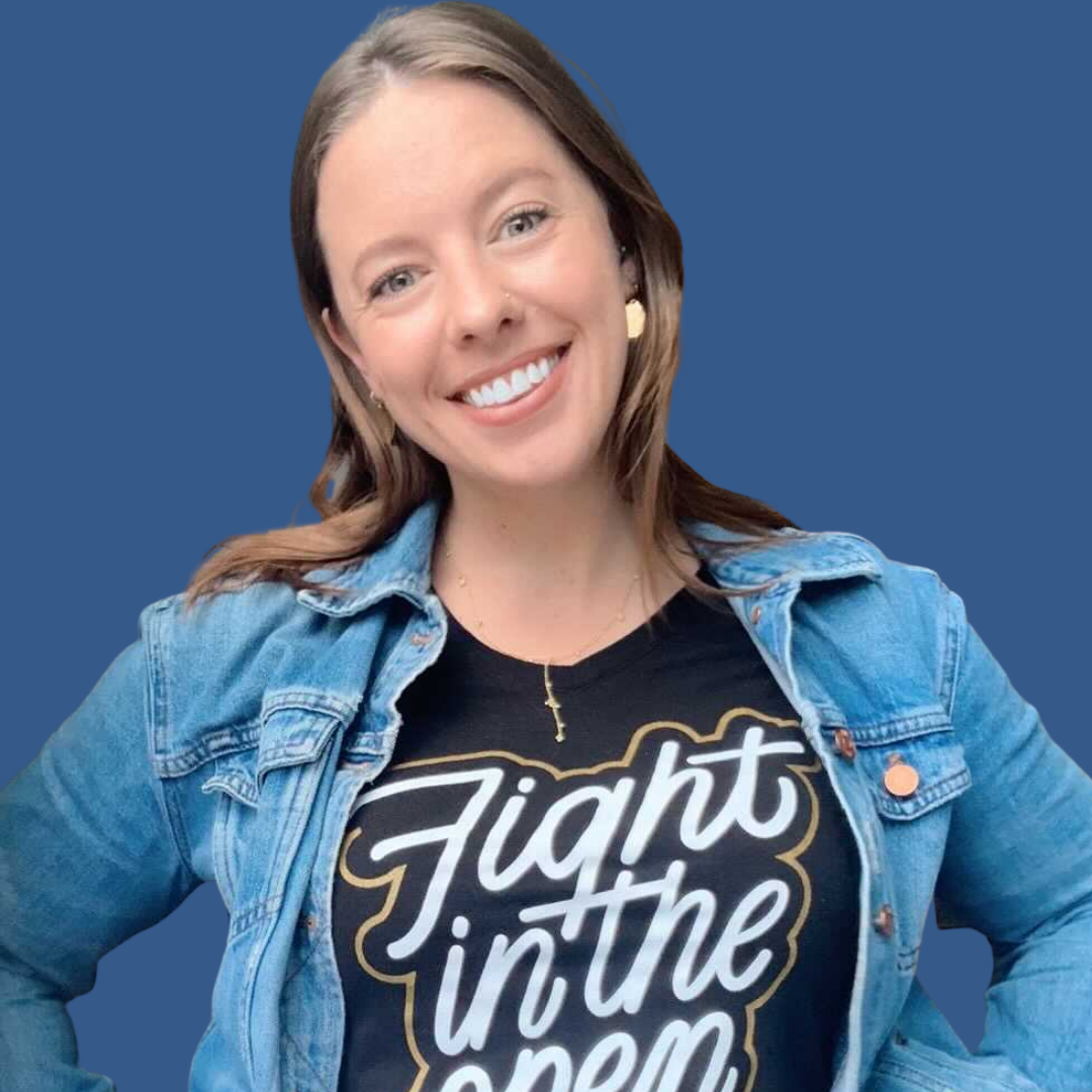 Metallic Fight in the Open Tee