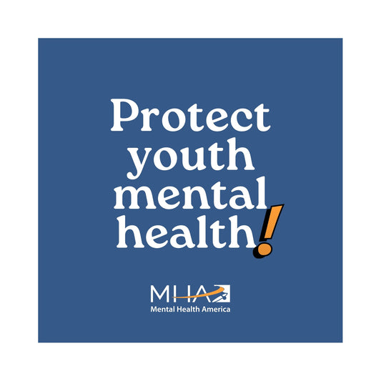 Protect Youth Mental Health Sticker