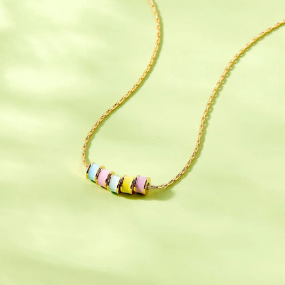 Pura Vida Pastel Bead Fidget Choker