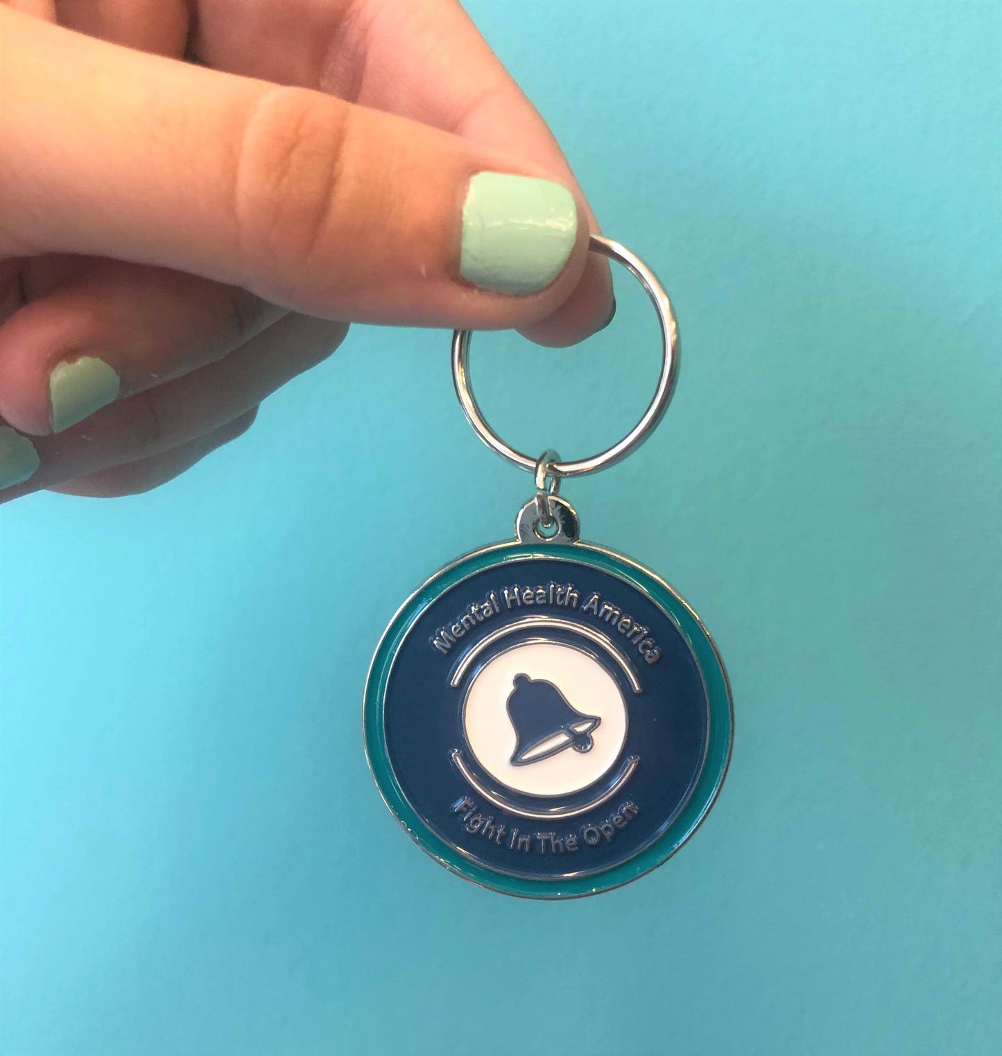 Fight in the Open Key Chain
